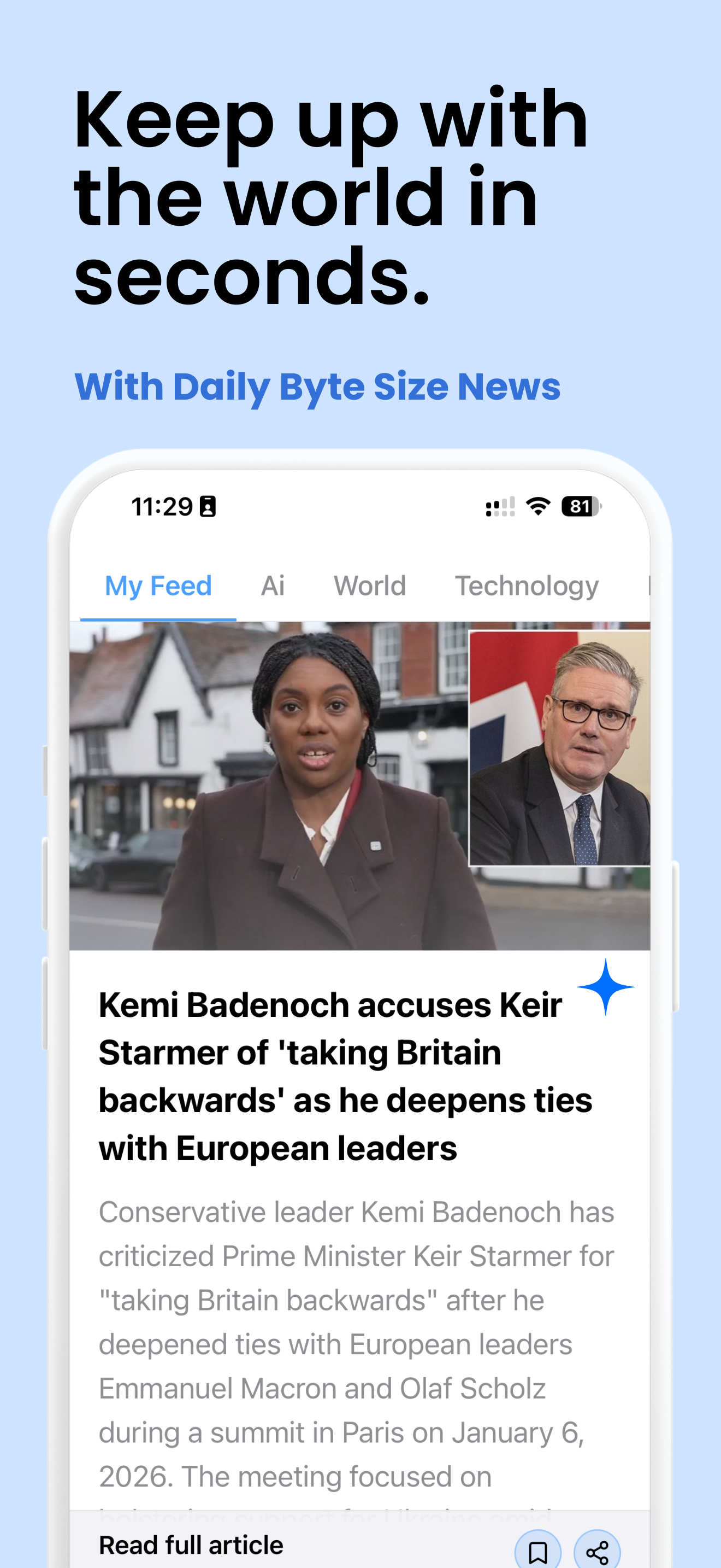 Personalized News Feed